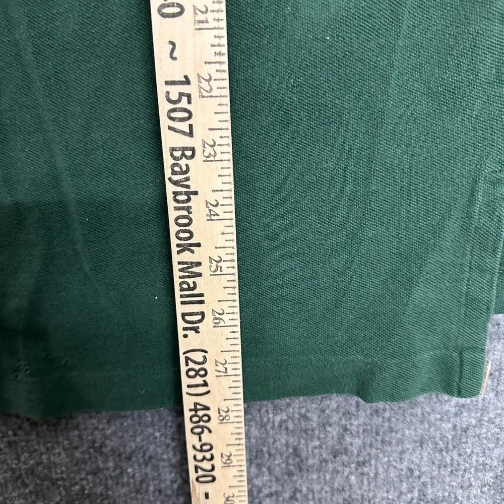 Polo Ralph Lauren Polo Mens Size L Green Short Sleeve Cotton Rips Holes Casual